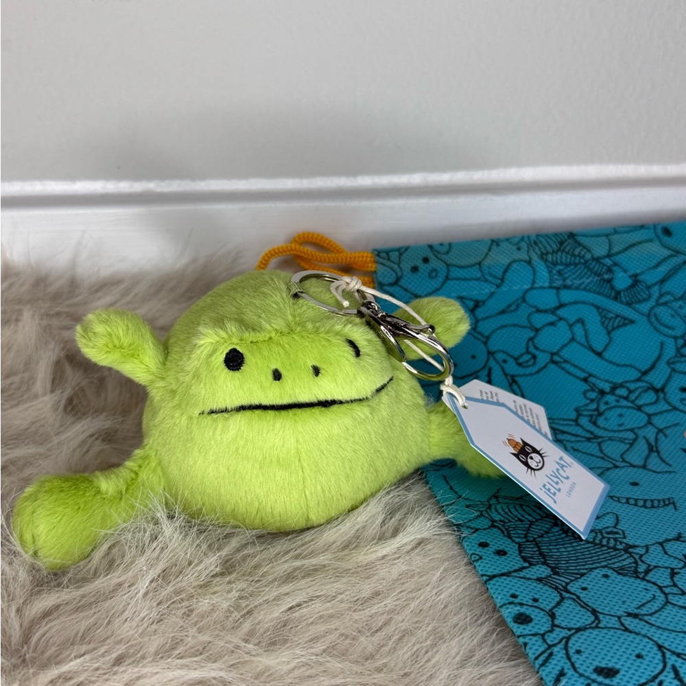 Jellycat Ricky Rain Frog Bag Charm